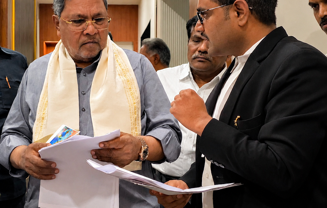 Best Criminal Advocate Sunil Kuma Gunnapur in conversation with Karnataka Chief Minister Siddaramaiah